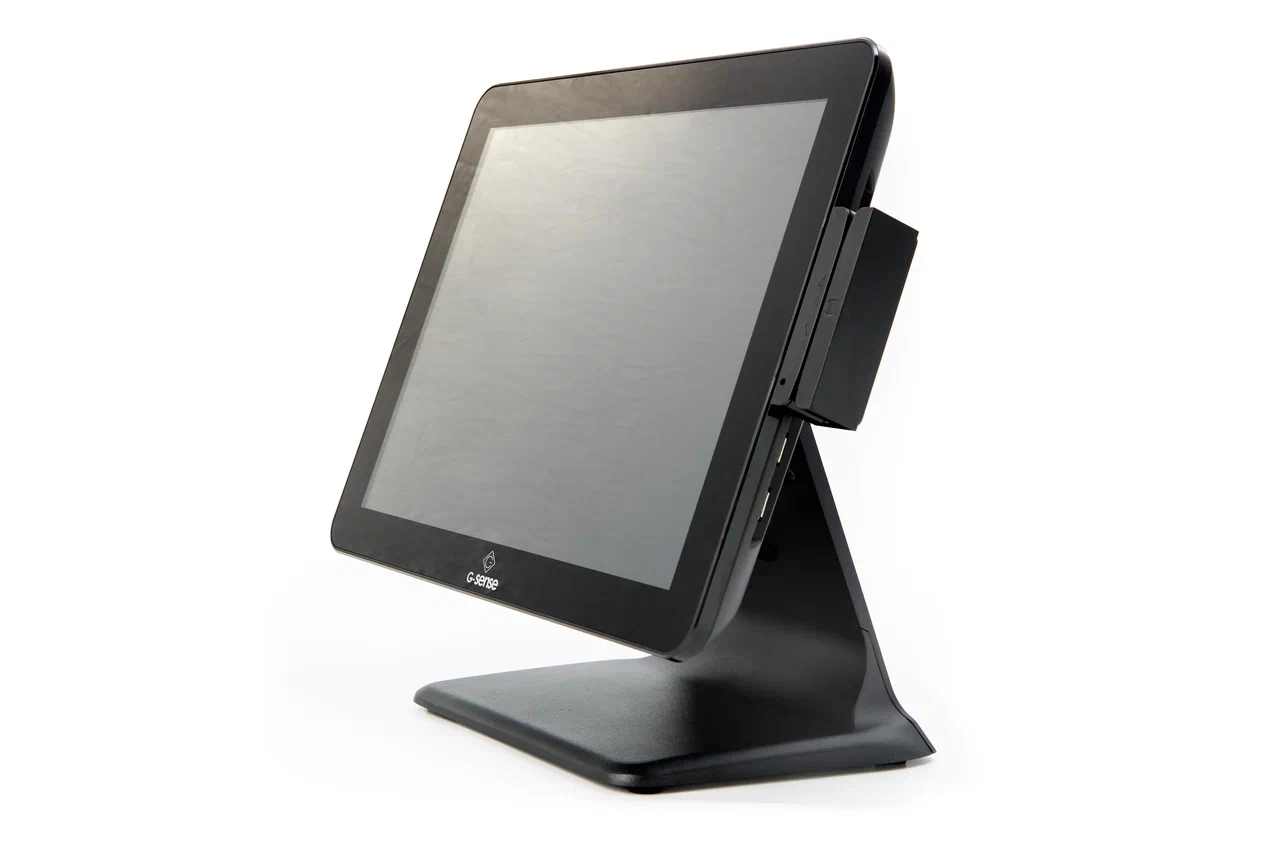 Сенсорный терминал G-SENSE Juniour-R Force, черный (15", J6412, 8 Gb (DDR4), SSD 128 Gb (M.2), с MSR, 6*USB, 2*COM, без ОС, wall mount, BT+WiFi) купить в ККМ.ЦЕНТР