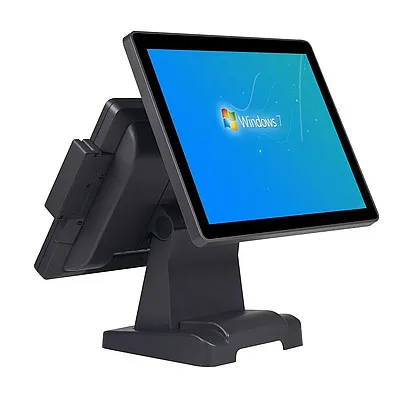картинка Сенсорный моноблок POSCenter JAM (15", P-CAP, J1900 2.0GHz; RAM4Gb; SSD60Gb; MSR) + 9.7" второй монитор, Windows 10 IoT Entry от магазина ККМ.ЦЕНТР