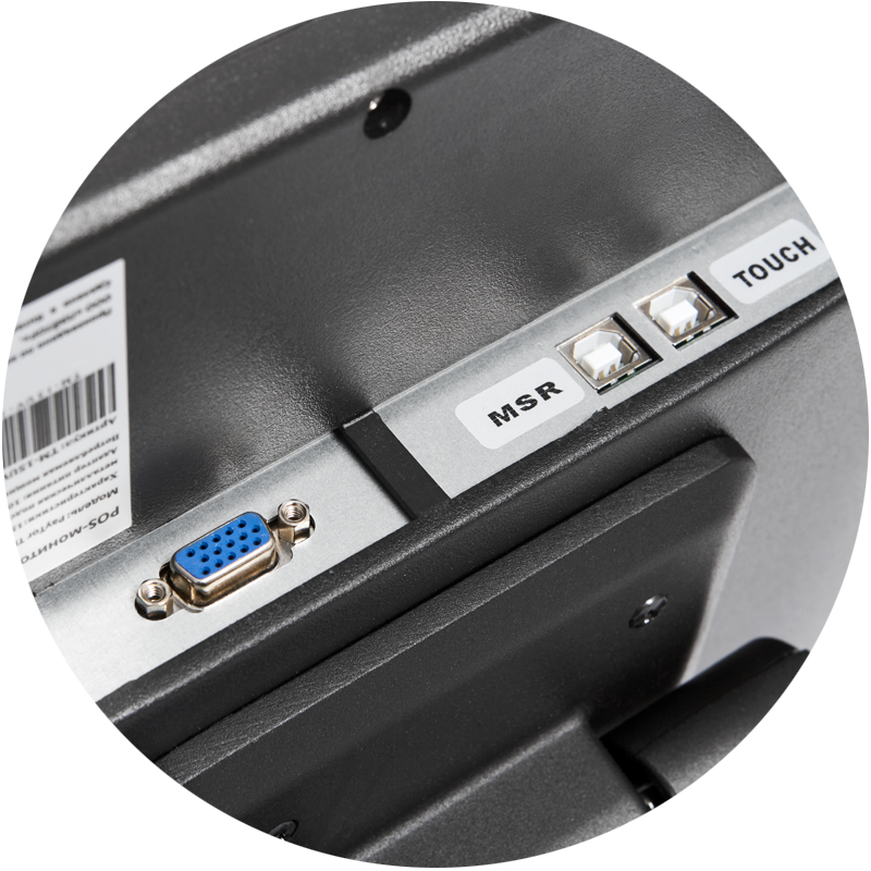 картинка POS монитор сенсорный 15" PayTor TM-15 V2 от магазина ККМ.ЦЕНТР