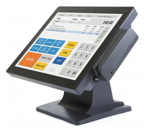 картинка Cенсорный моноблок POSCenter Start-M (15", Resistive, J1900 2.0GHz; 4Gb RAM; 64Gb SSD, MSR) Windows 10 IoT Entry от магазина ККМ.ЦЕНТР