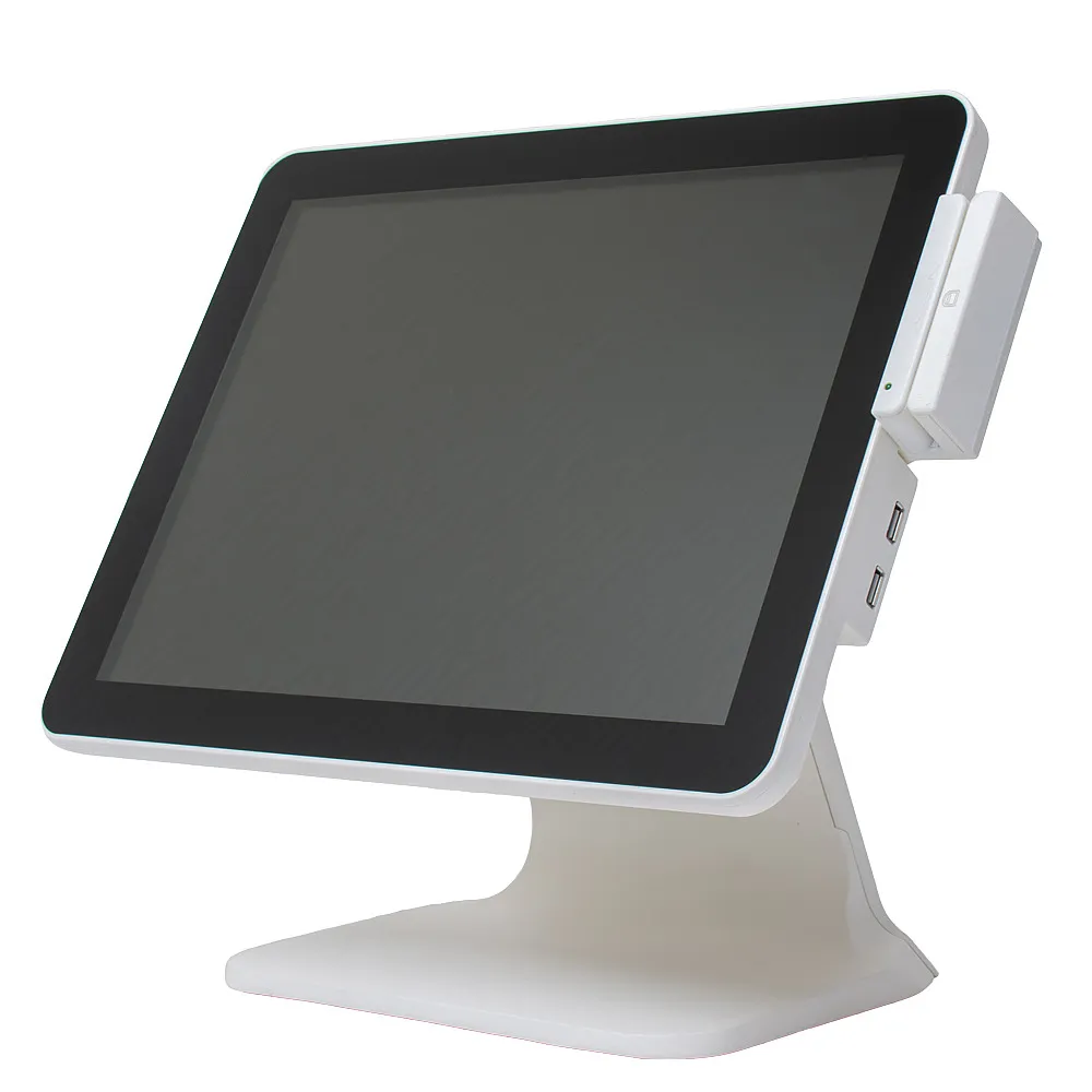 картинка Сенсорный моноблок POSCenter POS100 (15", PCAP, J1900, RAM 4Gb, SSD 64Gb, MSR) БЕЛЫЙ, Windows 10 IoT Entry от магазина ККМ.ЦЕНТР
